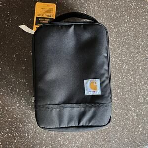 Carhartt Black Fully Insulated 4 Can Water Repellent Lunch Cooler NWT
